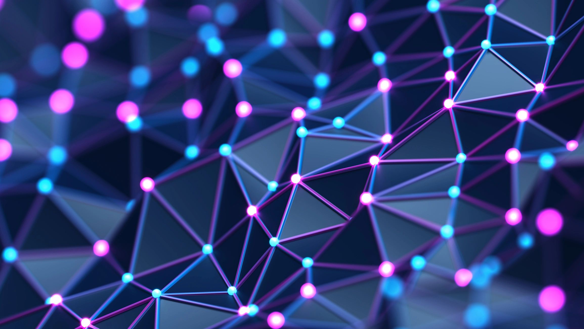 Abstract digital network background for investigation workflows