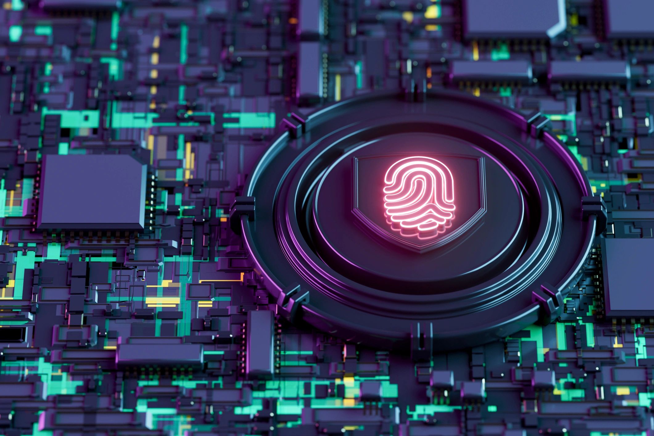 Digital fingerprint chip representing secure threat analysis